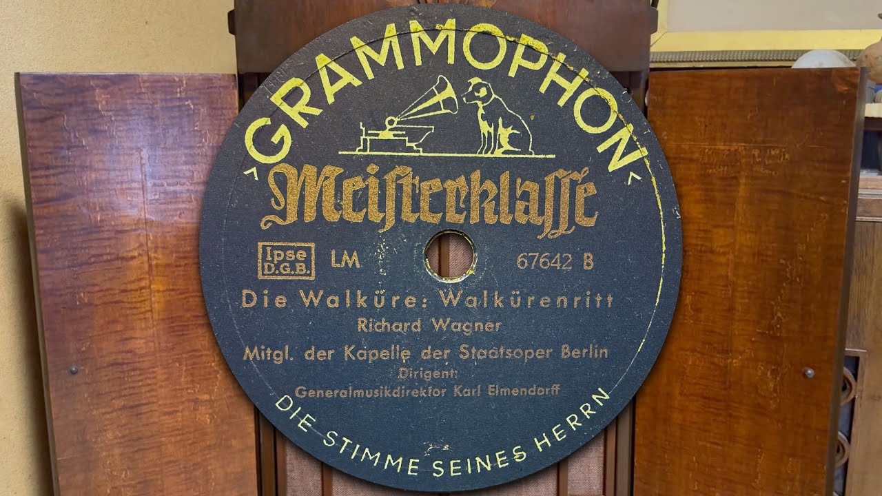 ワグナー ワルキューレの騎行　エルメンドルフ指揮 ベルリン国立歌劇場管弦楽団 1941年録音