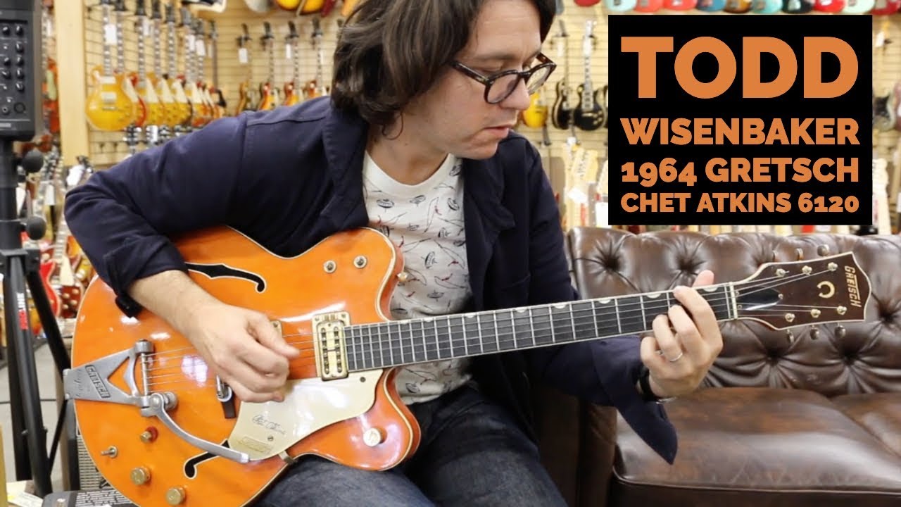 Todd playing a 1964 Gretsch Chet Atkins 6120 Double Cut | Norman's Rare Guitars