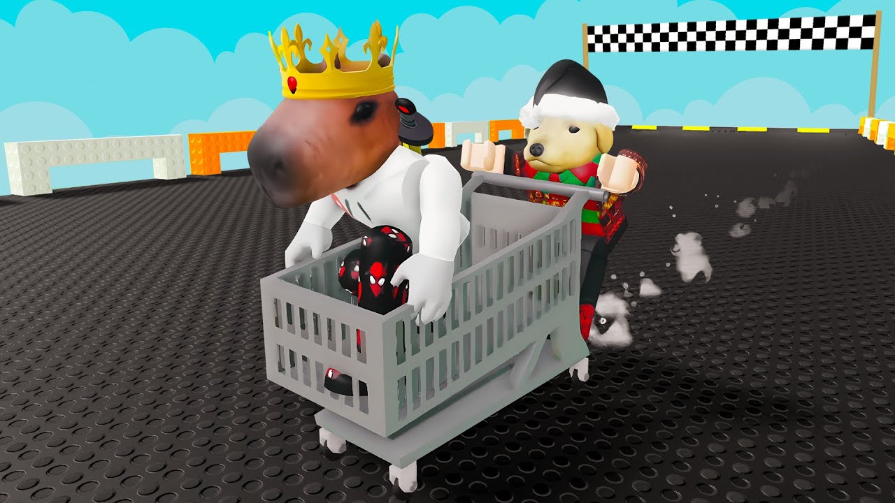 ROBLOX pero es un OBBY en CARRITO de COMPRAS