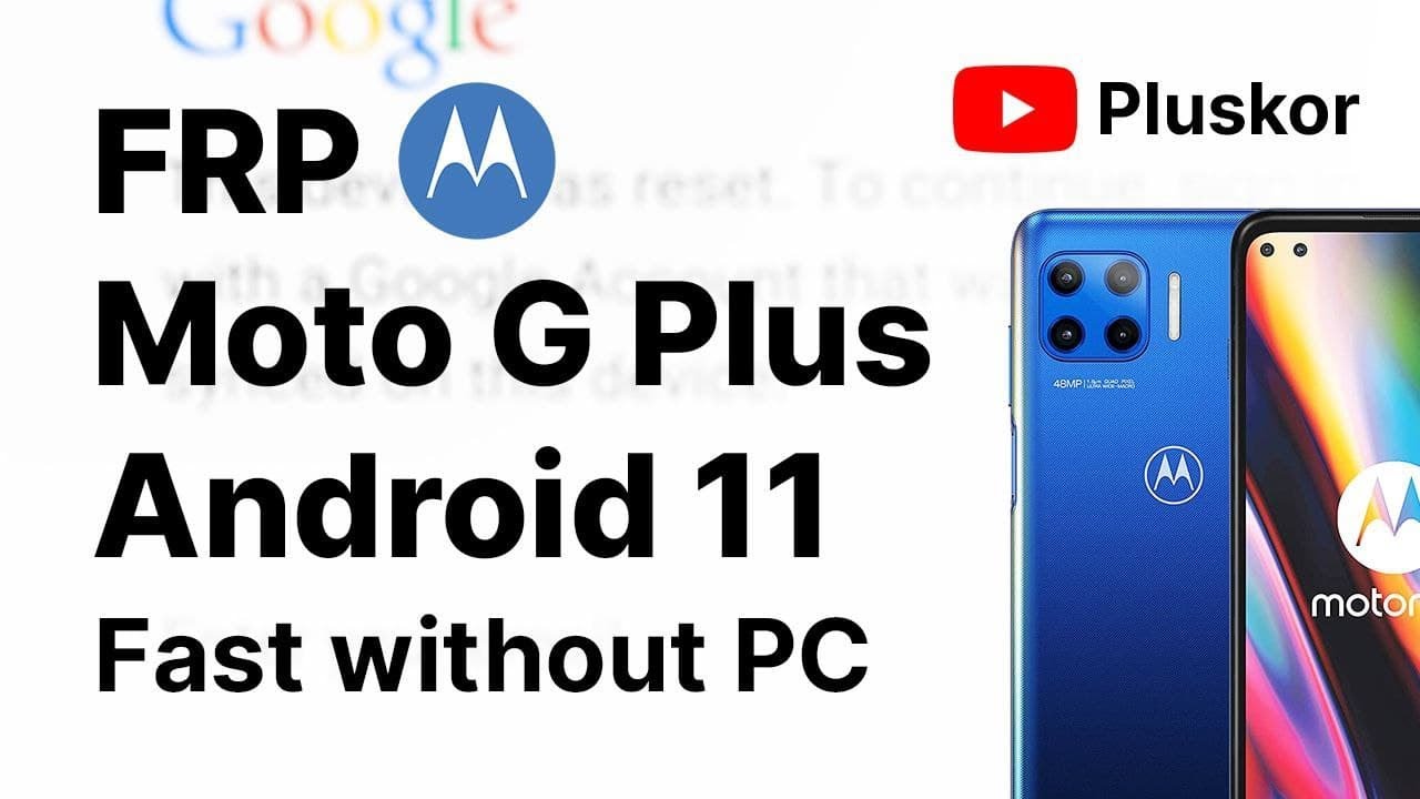 FRP! Motorola Moto G Plus. Разблокировка бесплатно, без компьютера.