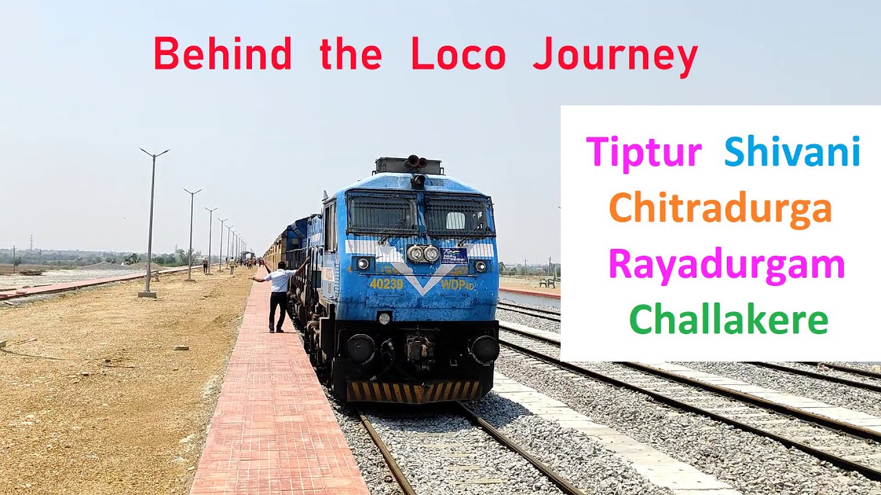 New Train .. Bengaluru - Chitradurga - Rayadurgam : Part 1 Journey