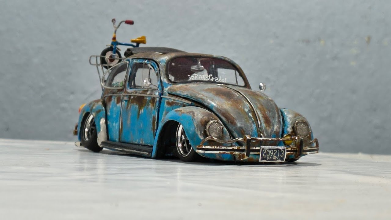vw kafer patina 1980 scale 1:18 