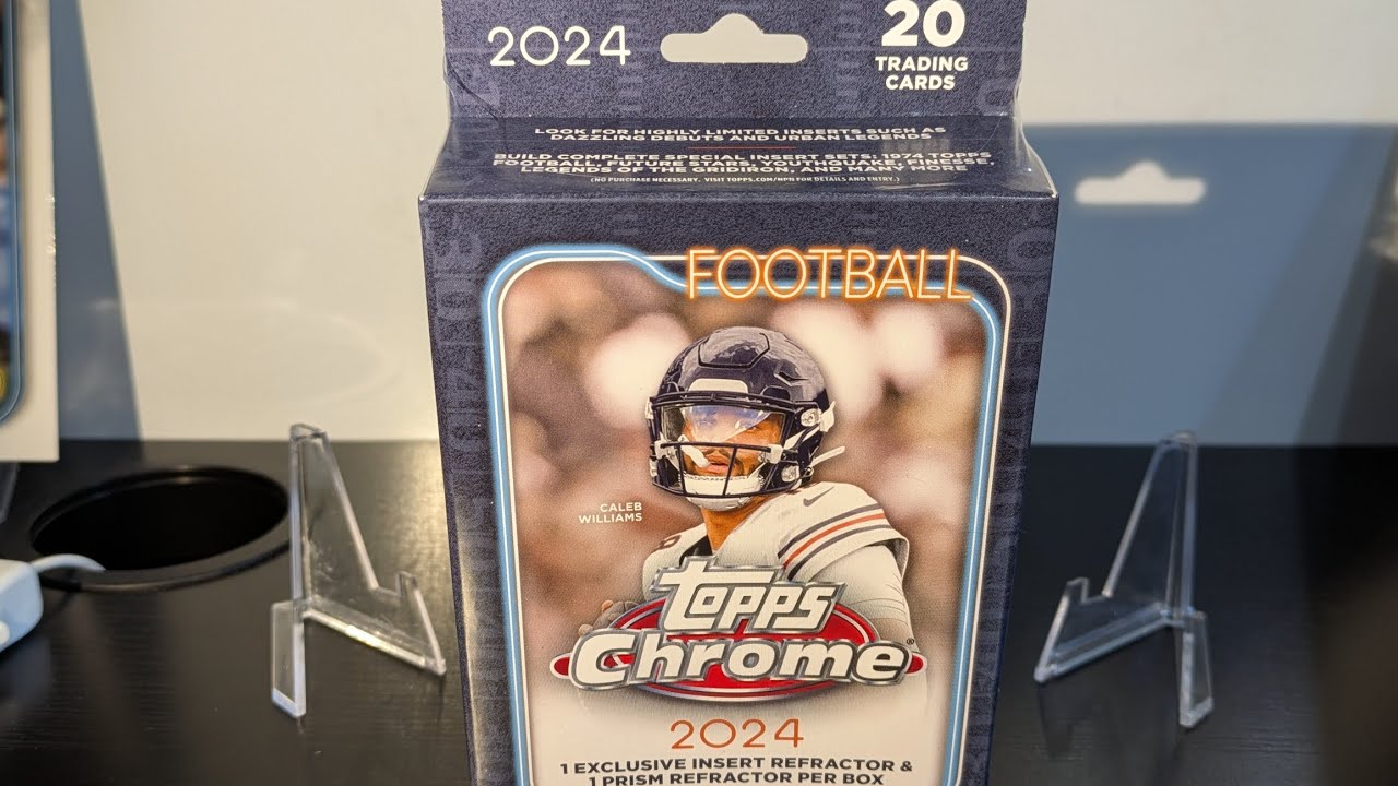2024 Topps Chrome Football Hanger Box! Jayden Daniels Rookie Hunt!