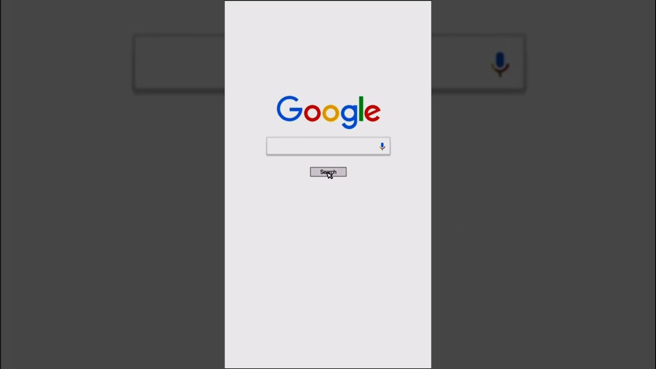 Google Search With Green Screen Frame #chromakey #greenscreen #google #frame