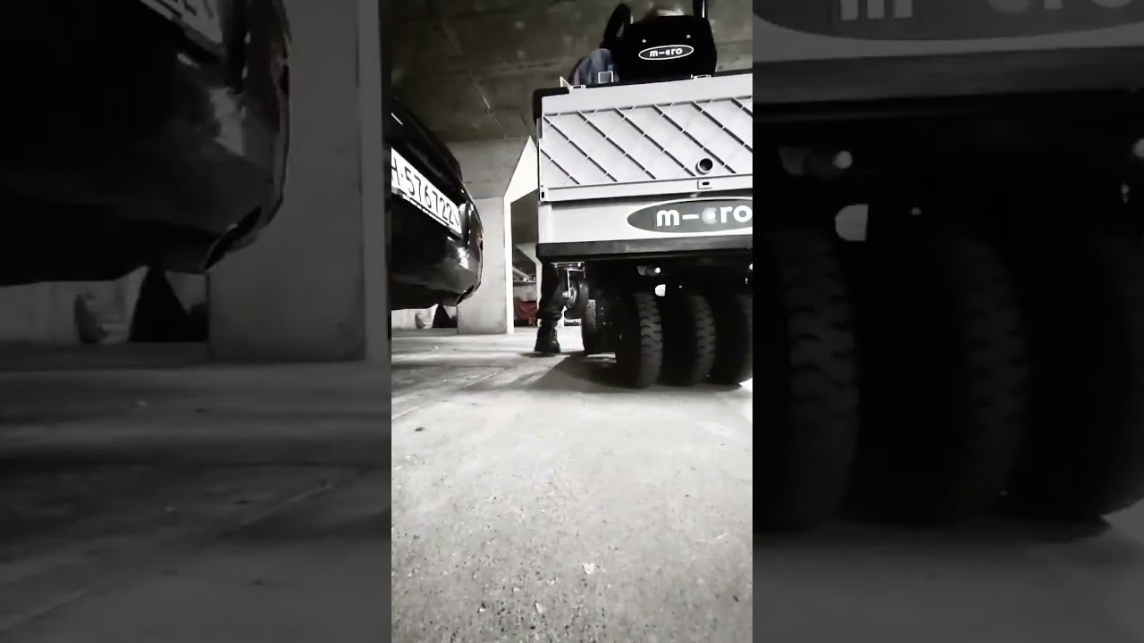 Cargo scooter pers. + industrial use. Offers a versatile solution for transporting goods efficiently
