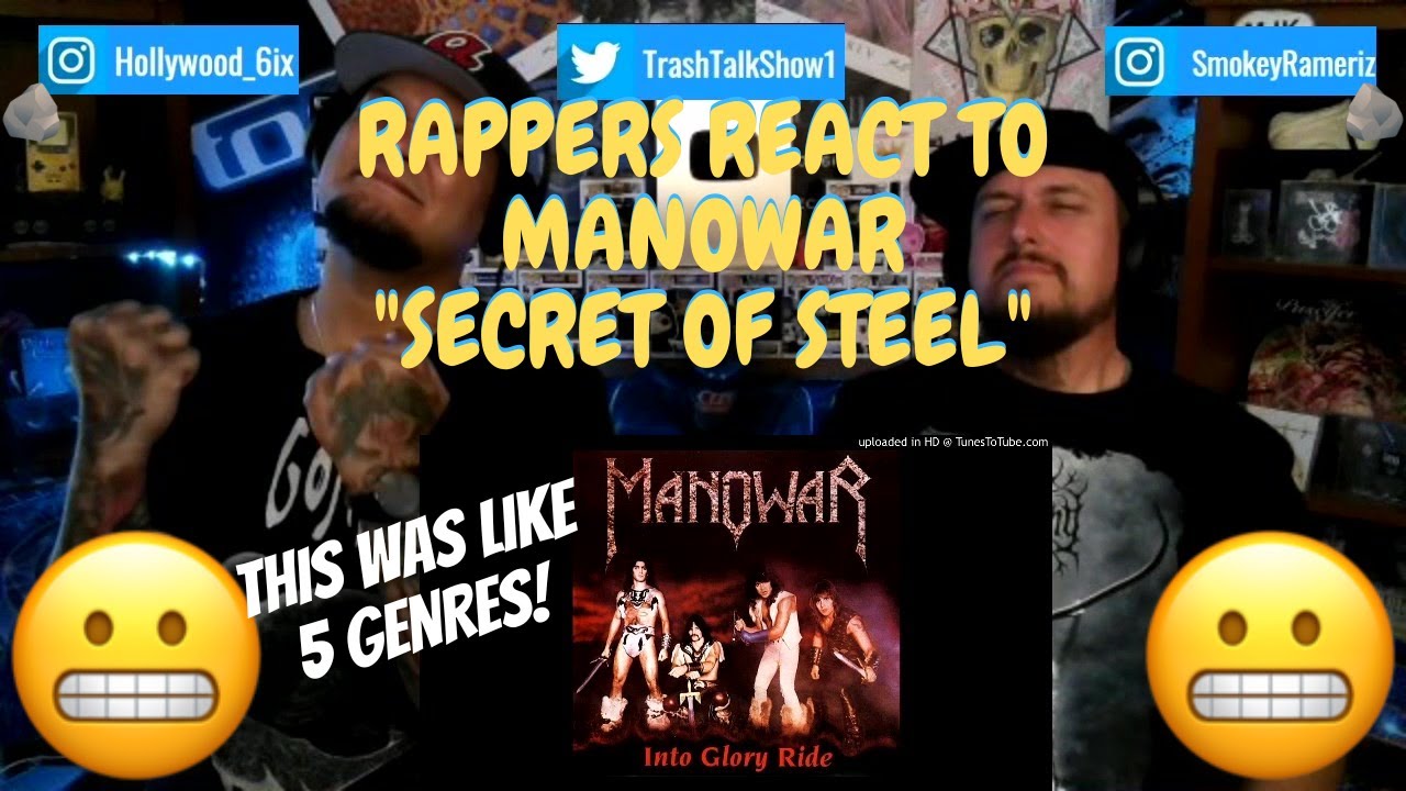 Rappers React To Manowar "Secret Of Steel"!!!