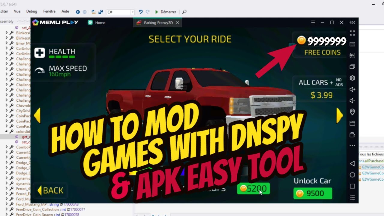 Как мод андроид игры с помощью dnspy