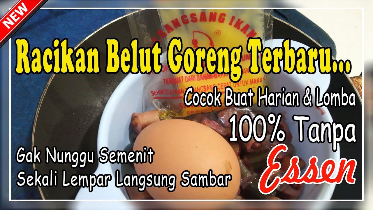 RACIKAN BELUT GORENG PAKAI MINYAK PERANGSANG IKAN | LANGSUNG TES EMPANG