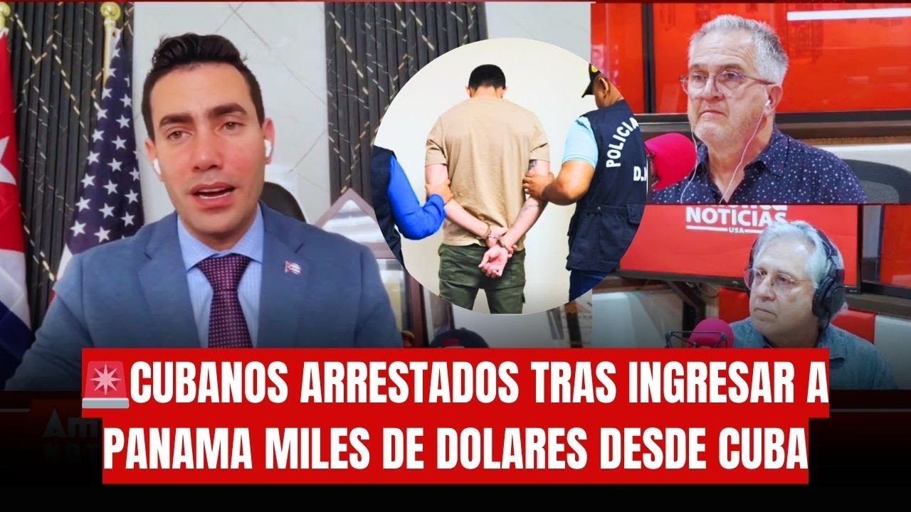 🚨CUBANOS ARRESTADOS TRAS INGRESAR A PANAMA MILES DE DOLARES DESDE CUBA
