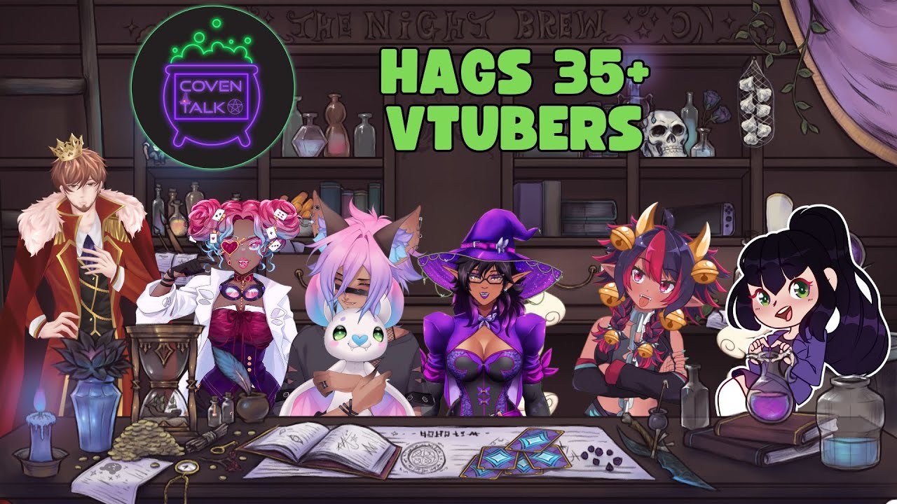 Coven Talk 35+ Vtubers! #vtuber #podcast #talkshow
