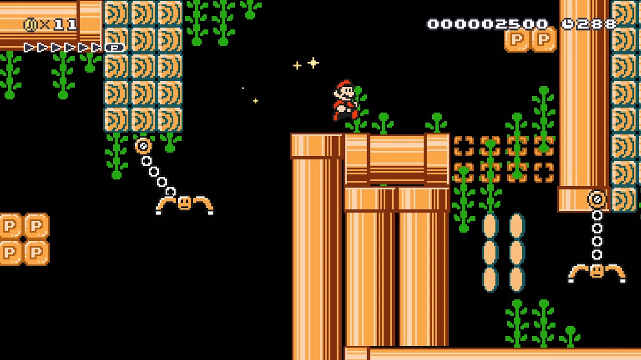 Trial 2: Swinging Claw Gold Mine by kai money! 🍄Super Mario Maker 2 Switch 2 No Commentary #dsq