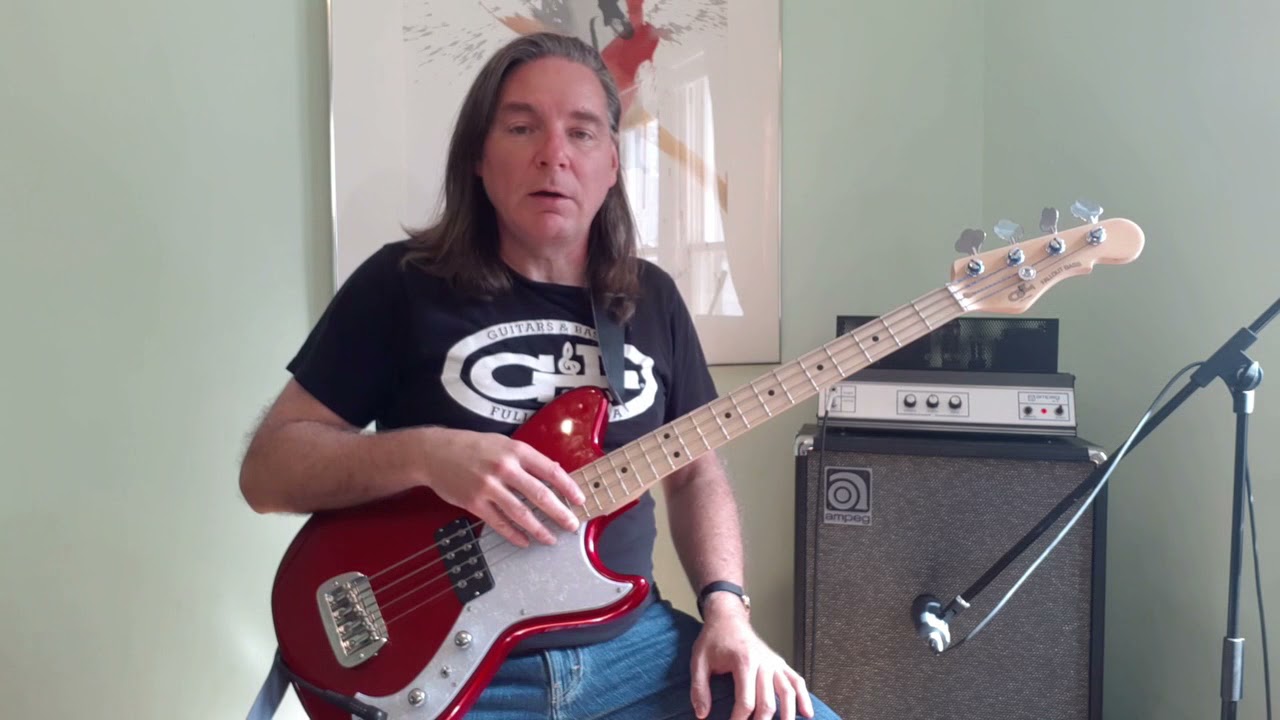 G&L Tribute Series Fallout Bass, flatwound string demo