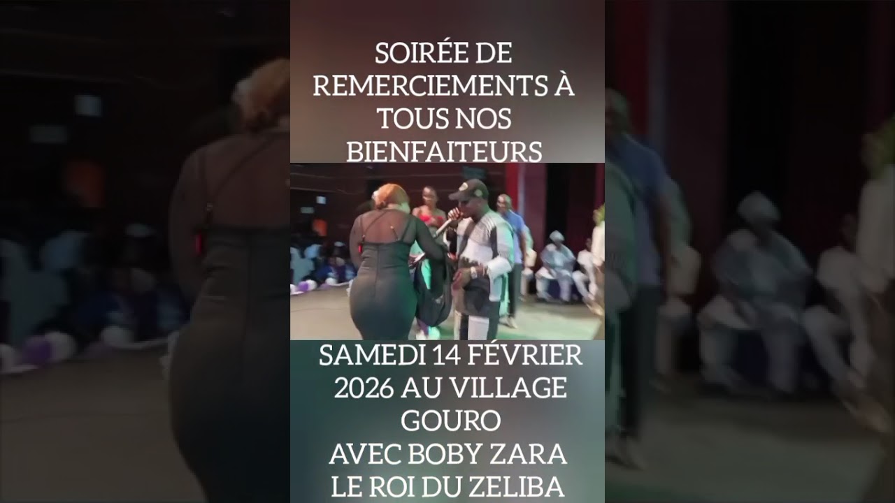 BOBY ZARA soirée de remerciement 