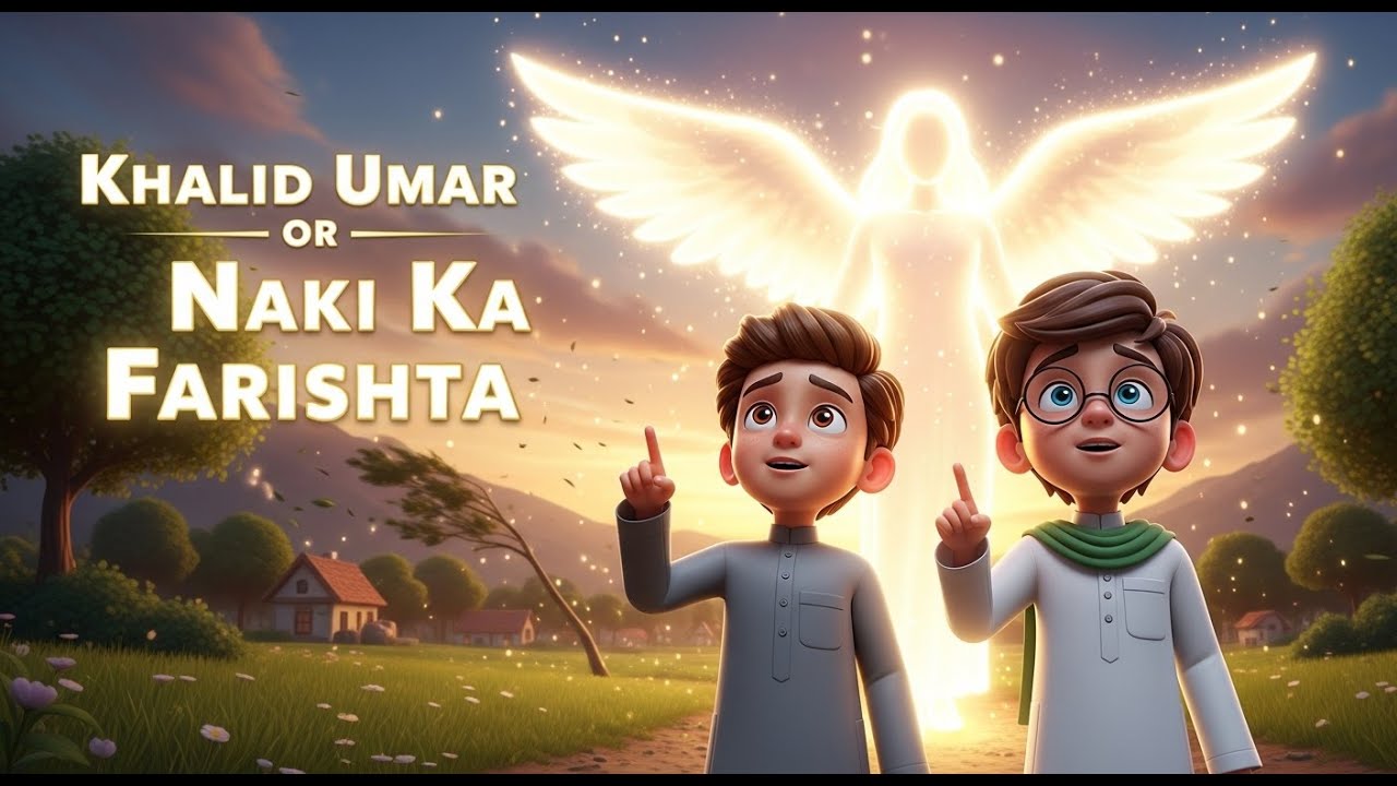 ✨ Khalid Umar aur Naki Ka Farishta | Islamic Moral Story for Kids in Urdu ✨#cartoons #kidscartoon