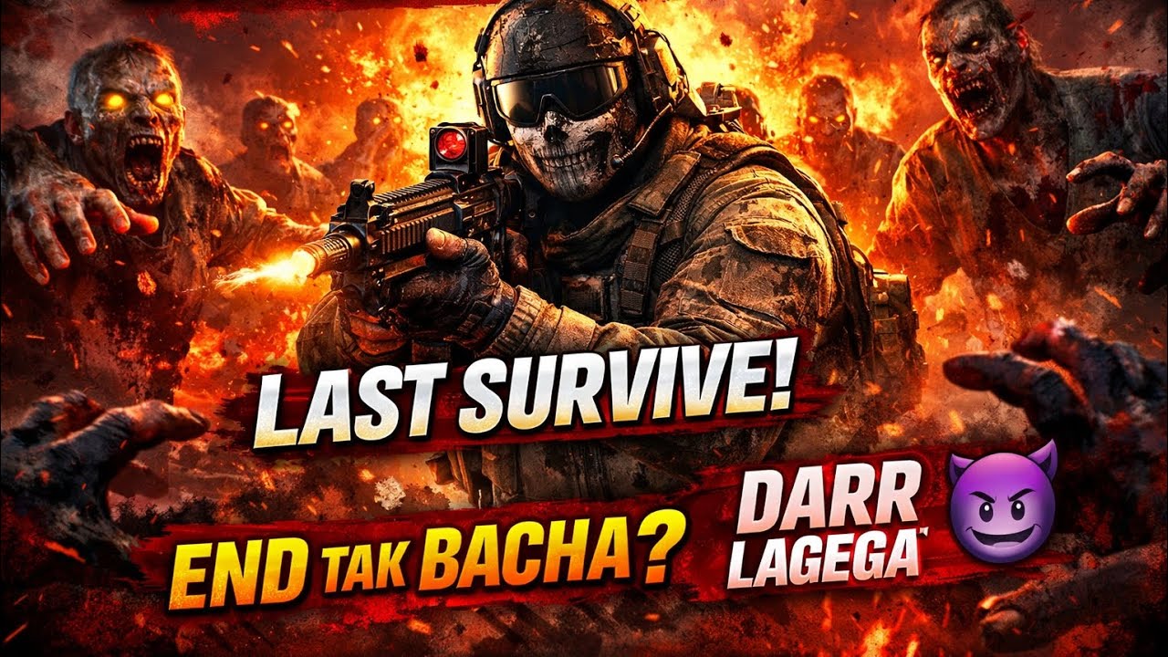 CODM Zombies Mode 🧟 | Kya Main Bach Paya? 😱