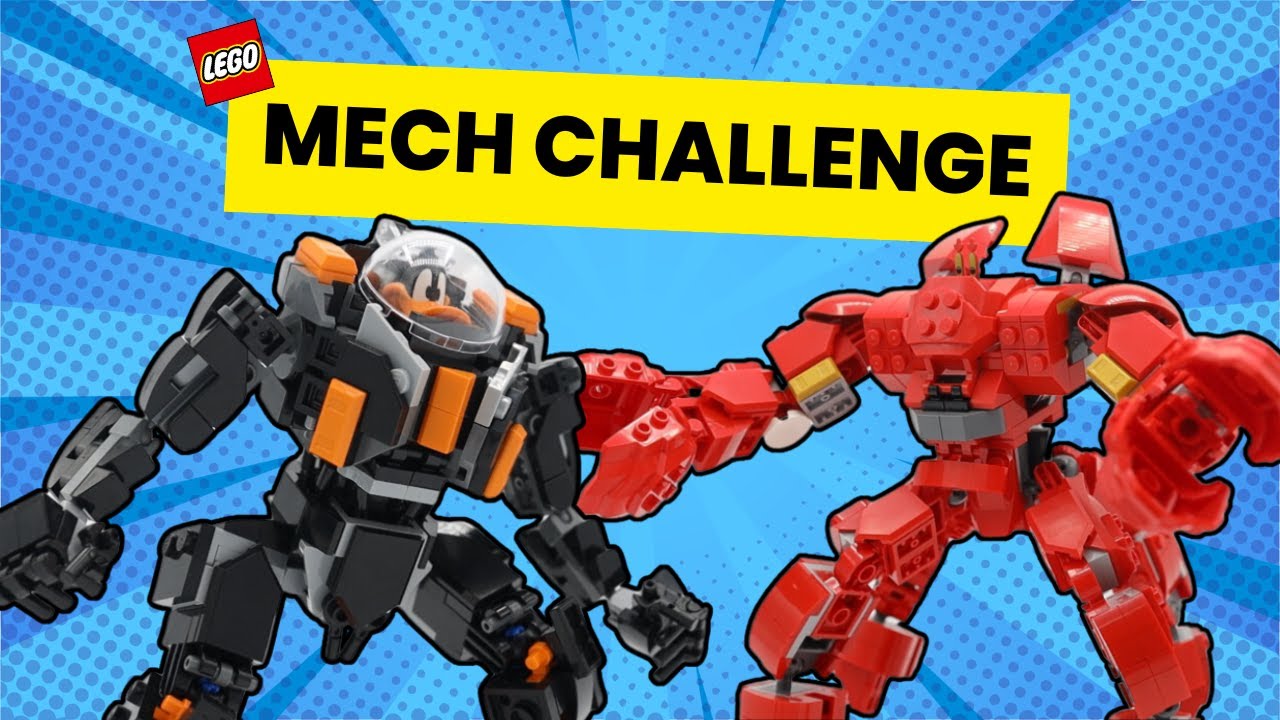 I built 9 random LEGO mechs | LEGO MINIFIGURE MECH CHALLENGE