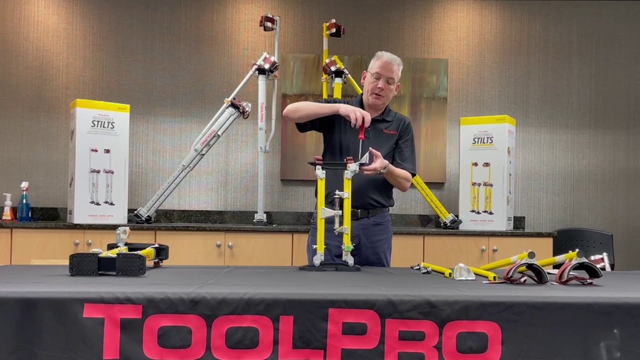 ToolPro Magnesium Stilts [Unboxing, Assembly, Adjustment]