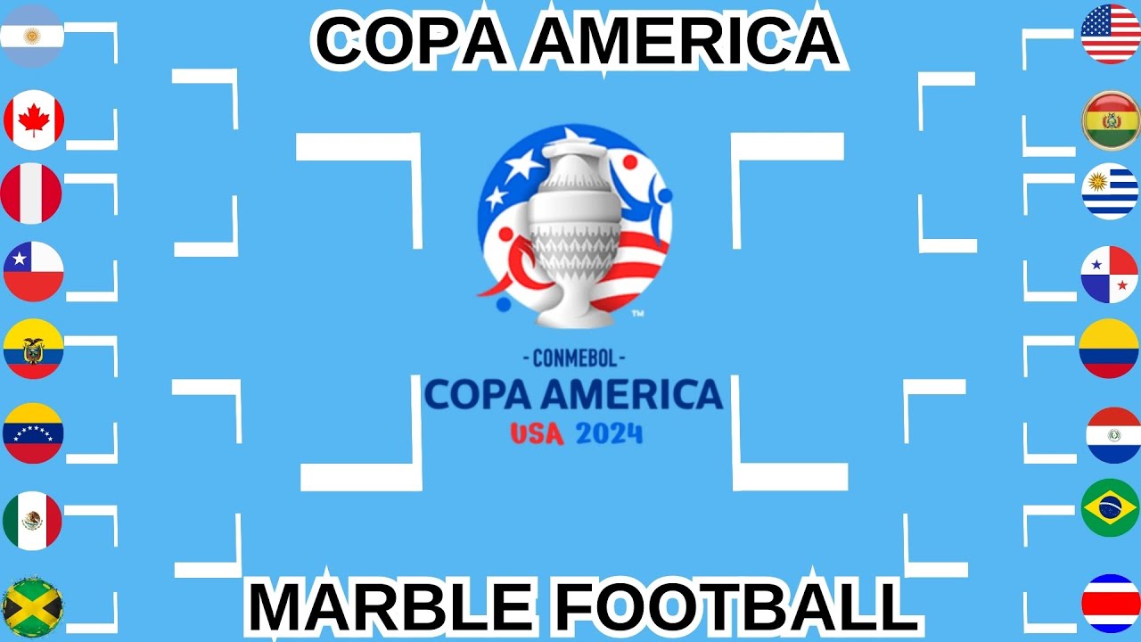 COPA AMERICA USA 2024 / Marble football ⚽️ Part 1