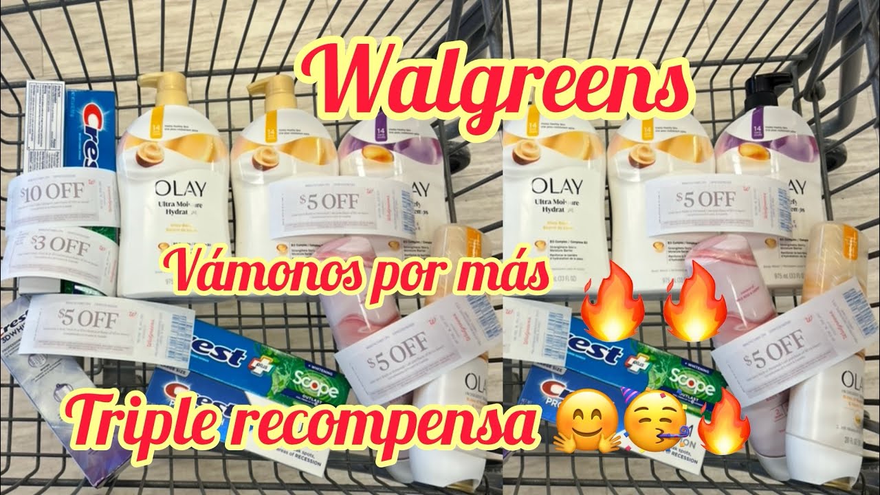 Walgreens🏃🏽‍♀️😱Vámonos por Olay 🔥TRIPLE RECOMPENSA