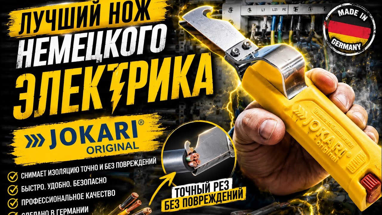 Нож электрика. Тестдрайв!