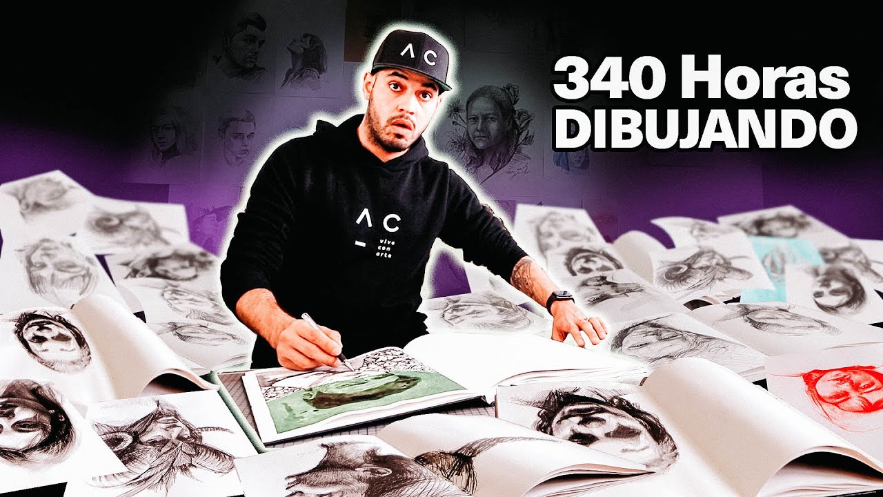 ULTIMO DIBUJO DE MI SKETCHBOOK *Mezclando materiales de arte - ALEXEY CUBAS