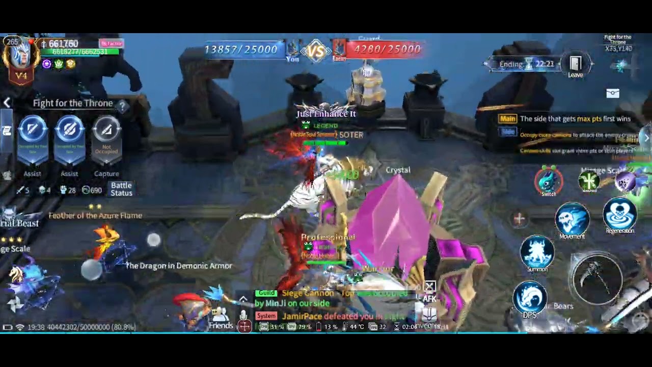 AWAKENING IMMORTAL SERVER HKT-1 PERANG GUILD LEGEND VS SYNERGY2.0 | AWAKENING IMMORTAL MOBILE