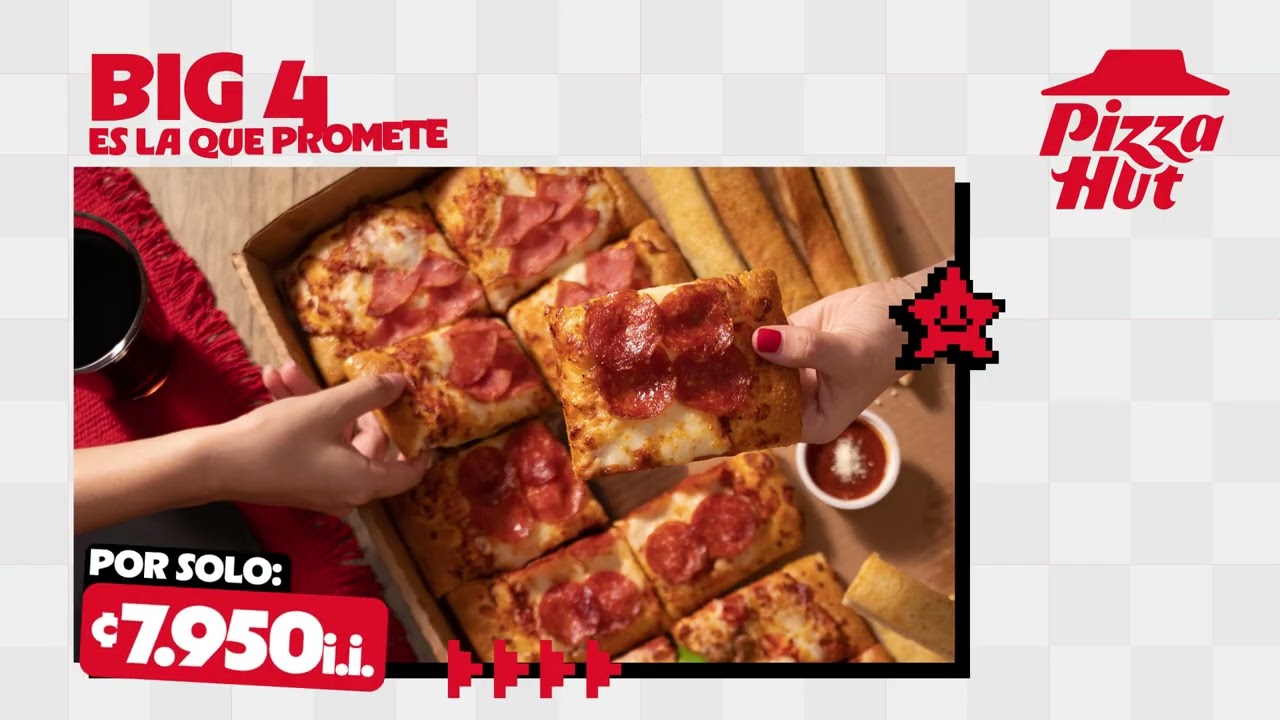 ¡La Big 4 es la que promete! 🍕✨