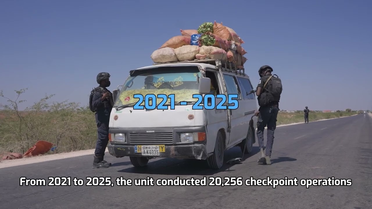 Doorka Ciidanka Booliska gaarka ah ee bar-koontaroollada guur-guura ay ka qaataan sugidda amniga.