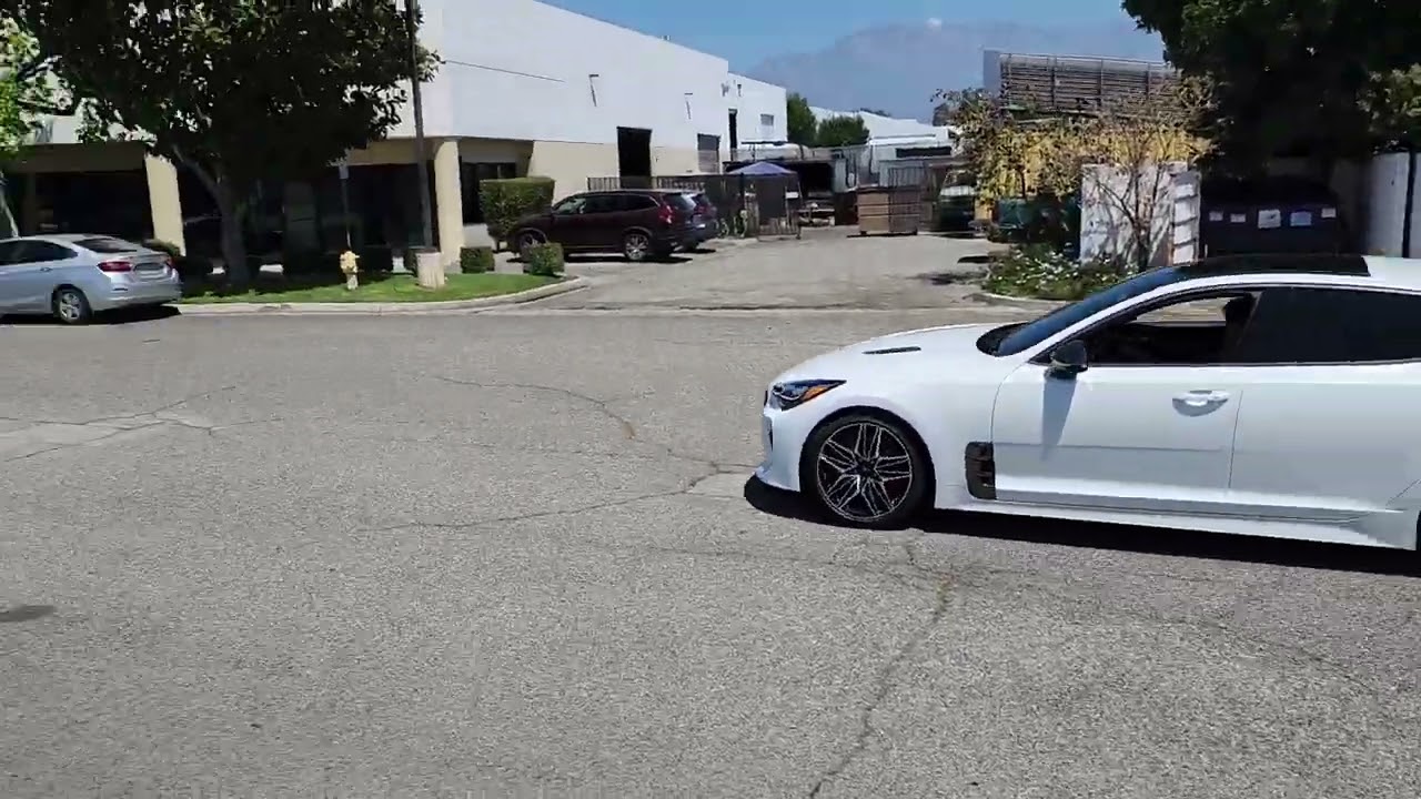 Ark Performance Downpipe with Borla Catback on Kia Stinger