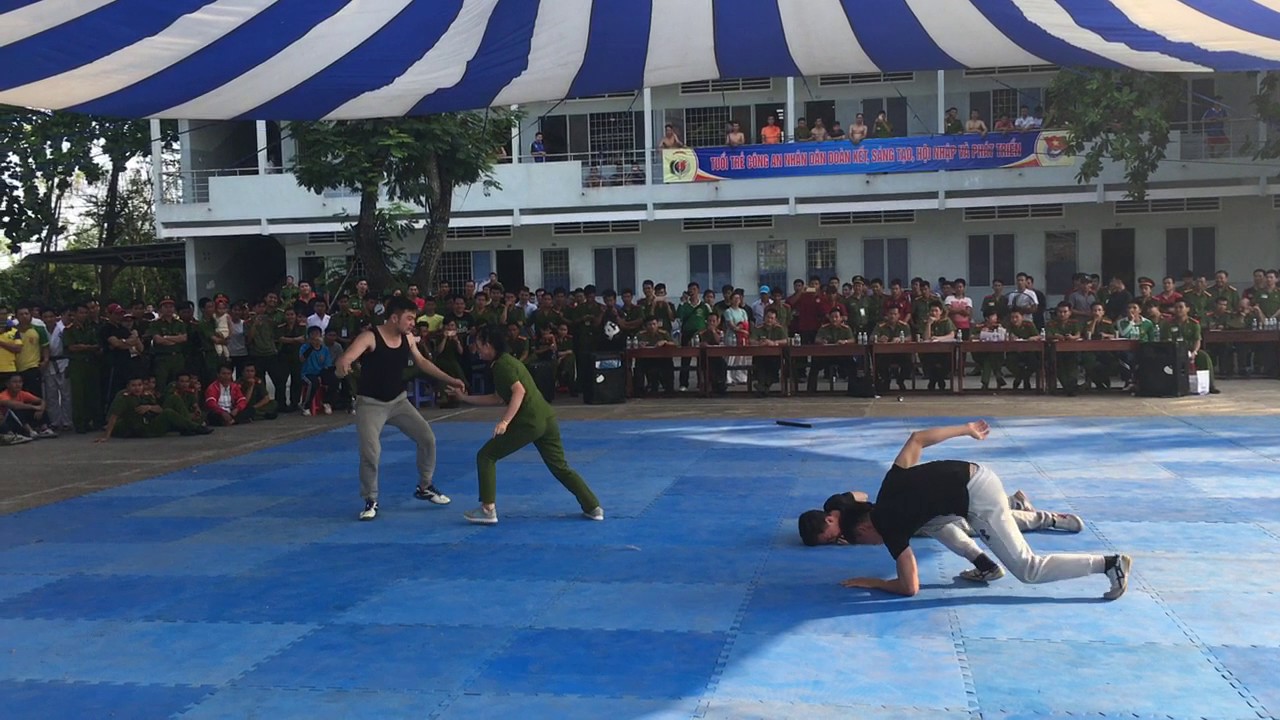 Tự vệ nữ, Võ thuật công an nhân dân - Đại học cảnh sát nhân dân 2017