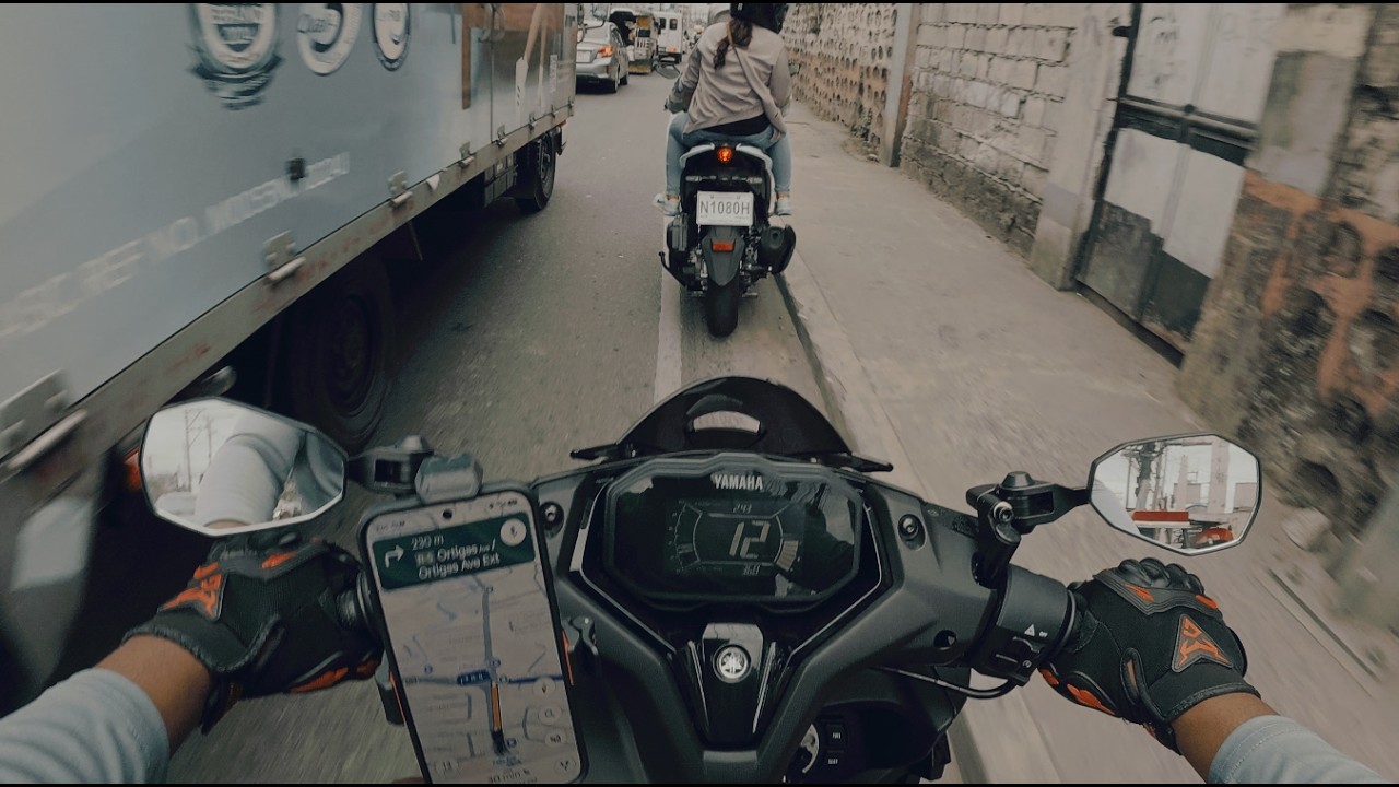 Let's Ride To Burger King In Manila | Yamaha Aerox V3 Pov