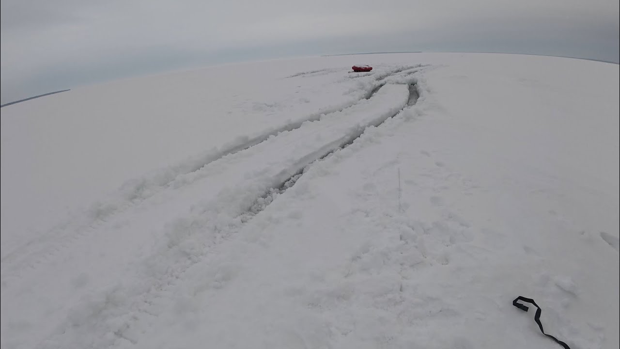 Lake Simcoe ice condition (Slush)  March/04/2025