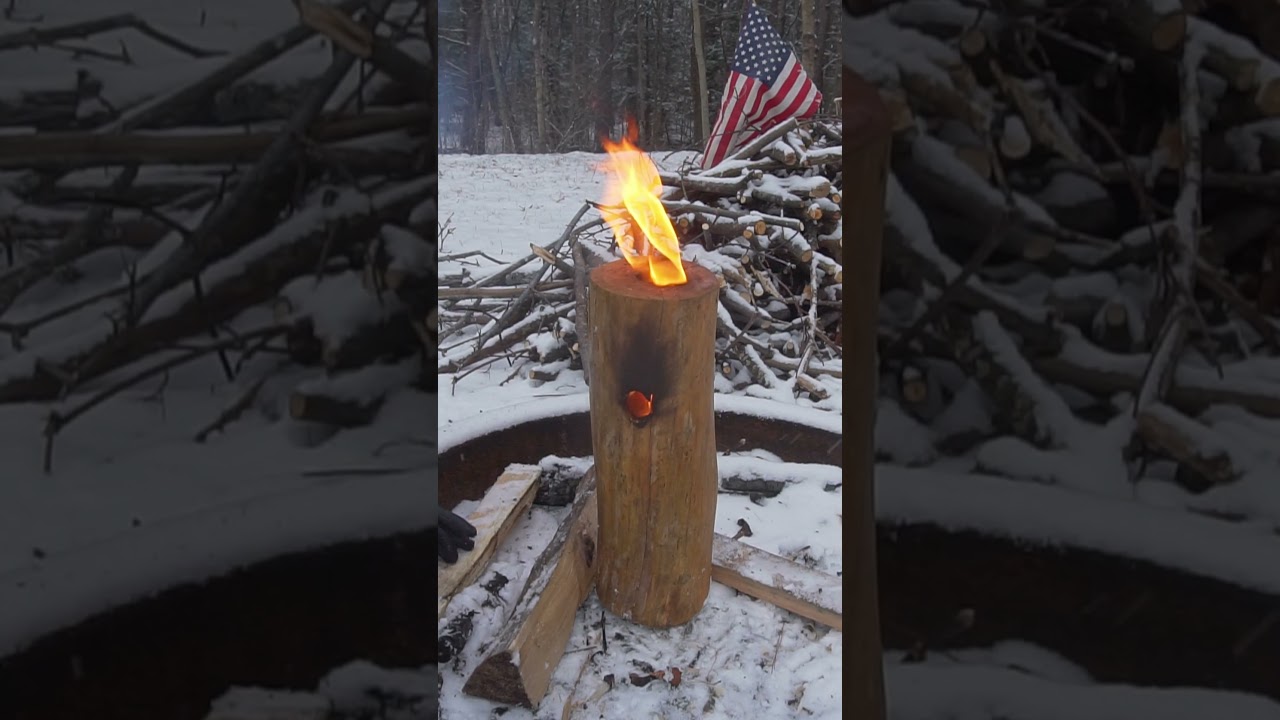 2 diversi fuochi di legna che puoi accendere! #bushcraft