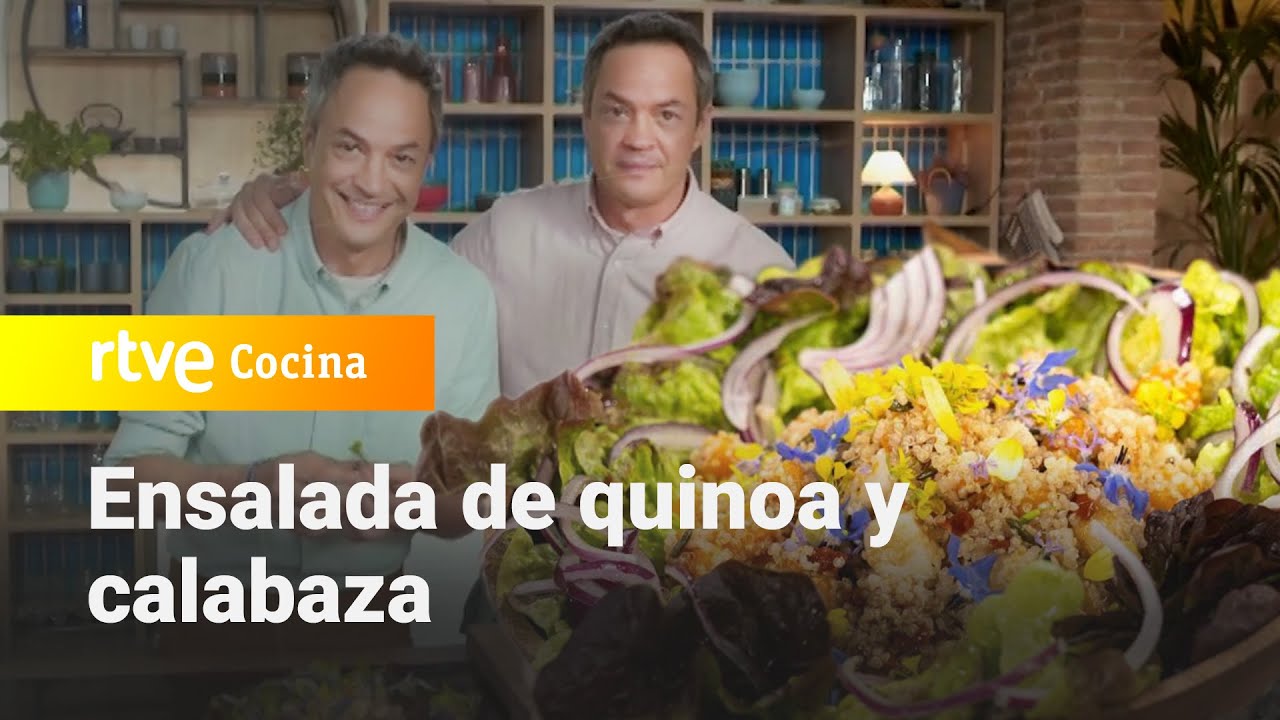 Ensalada vegetariana de quinoa, calabaza y queso - Menudos Torres | RTVE Cocina