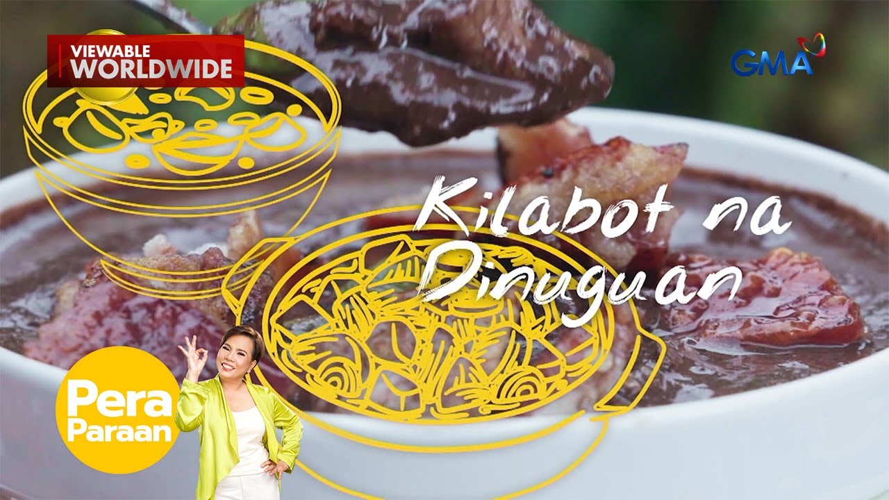 Dinuguan with lechon toppings?! | Pera Paraan
