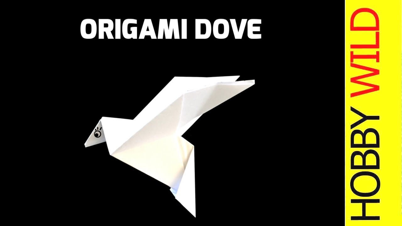 How To Make A Paper Dove Bird (Origami)