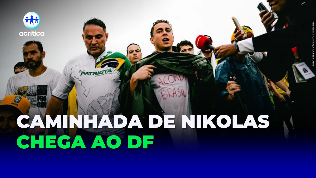 BRASÍLIA TOMADA? CAMINHADA DE NIKOLAS REÚNE MILHARES