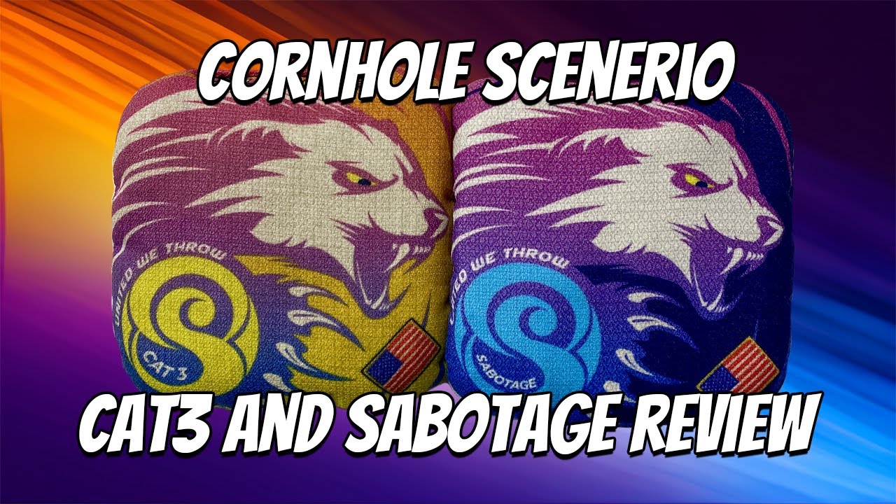 Some of the Most Expensive Bags in the Game! // Cornhole Scenerio Cat3 and Sabotage Review - Ep 62