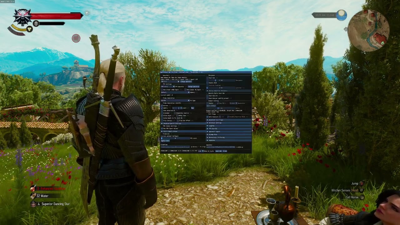 Goverlay -  Settings : Ubuntu -The Witcher 3