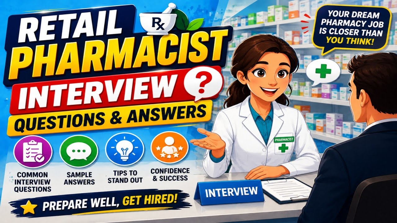 Retail Pharmacist Interview Questions & Answers - Job Interview Conversation
