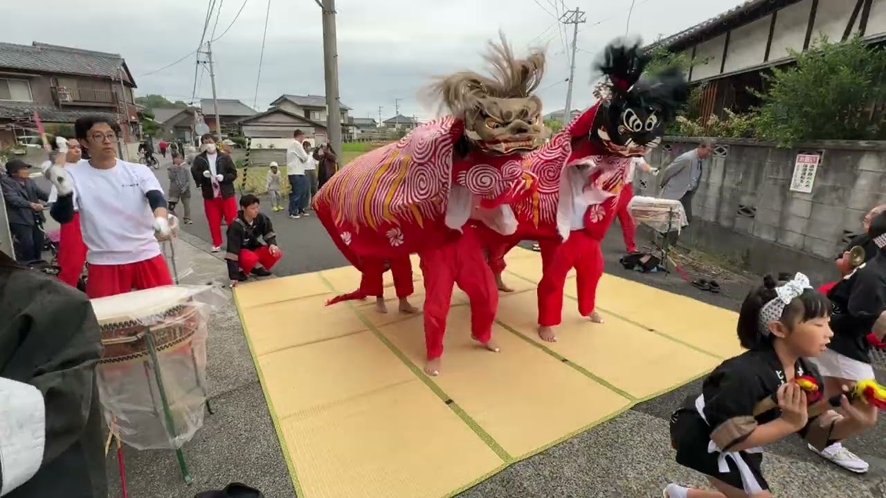 2025年10月25日　吉津夫婦獅子舞　北村