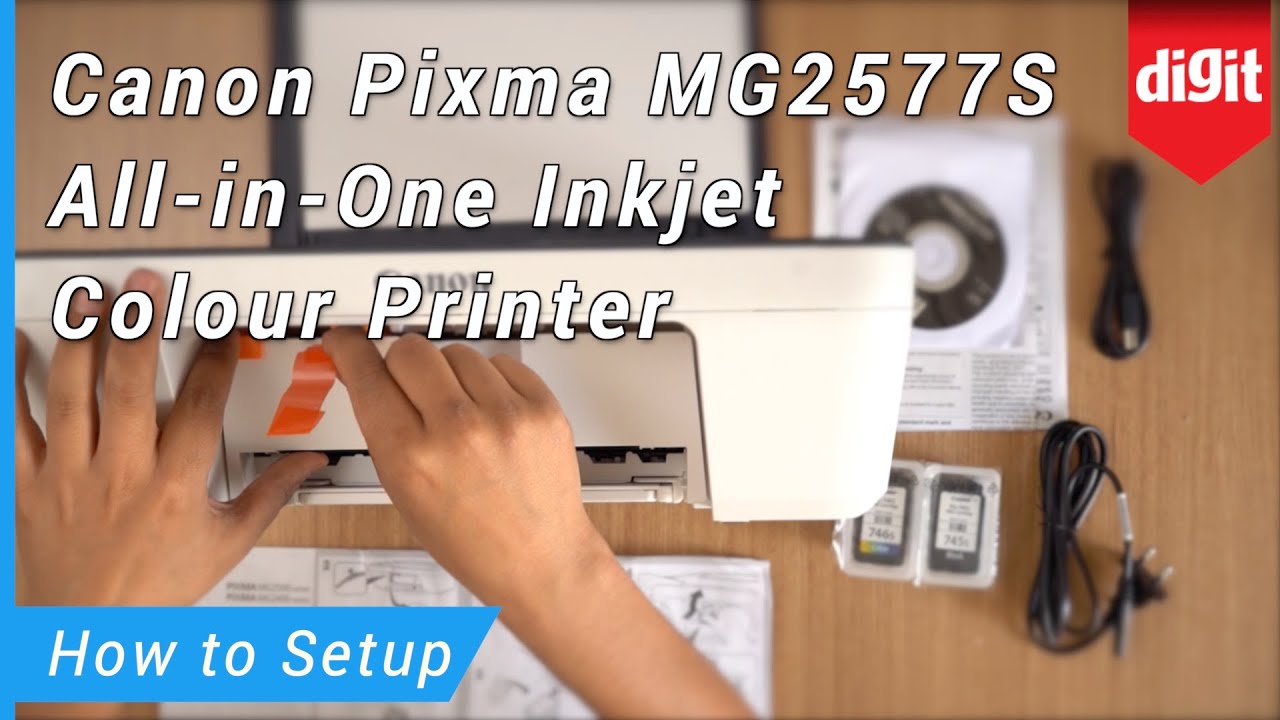 Canon Pixma MG2577S All in One Inkjet Colour Printer - How to Setup