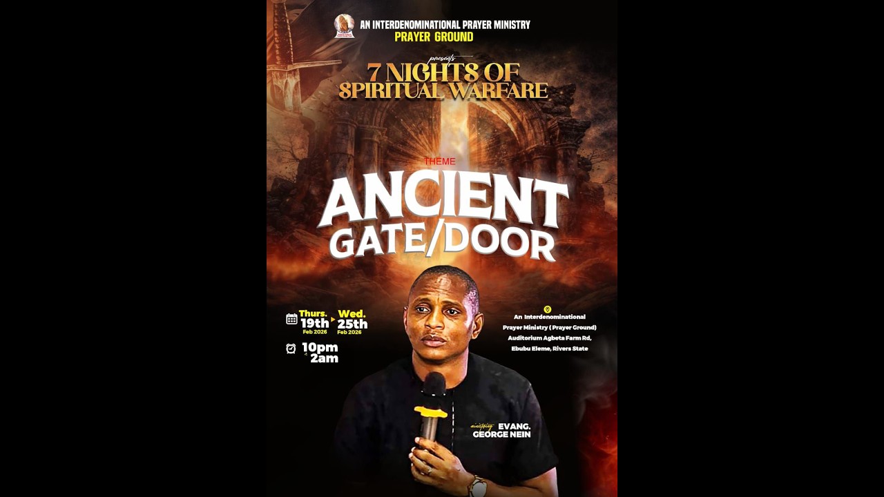 7 NIGHTS OF SPIRITUAL WARFARE: ANCIENT GATE/DOOR #shorts