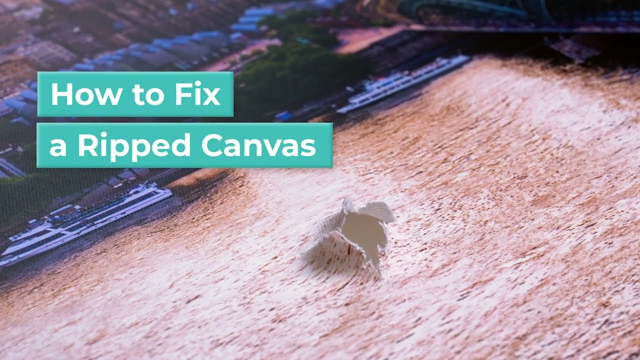 How to Fix a Ripped Canvas | CANVASDISCOUNT.com