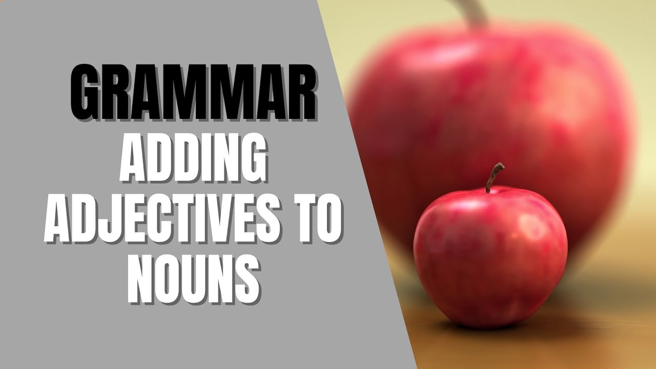 ADDING ADJECTIVES TO NOUNS IN SUDANESE ARABIC