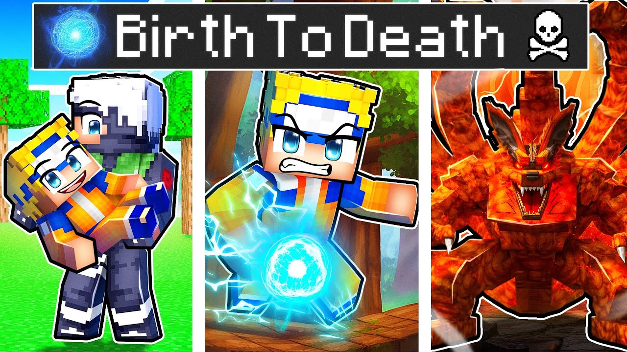 Birth to NARUTO UZUMAKI in Minecraft!