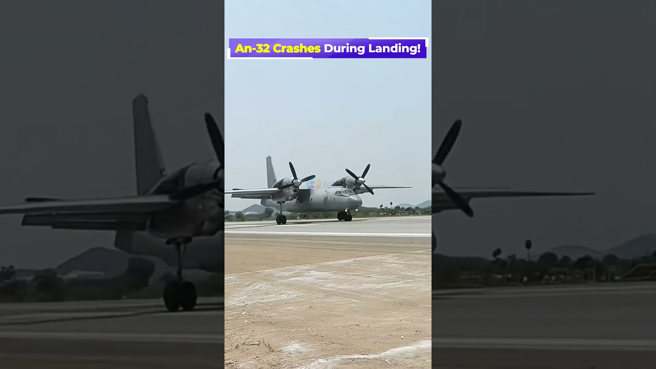 IAF An-32 Plane Crashes at Jorhat Airbase