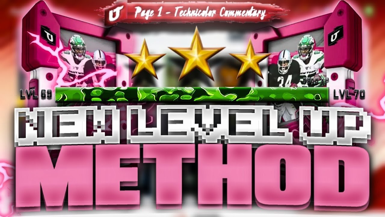 UPDATED FASTEST WAY TO LEVEL UP IN MADDEN 20 ULTIMATE TEAM!! | FASTEST METHOD TO GET XP MADDEN 20!