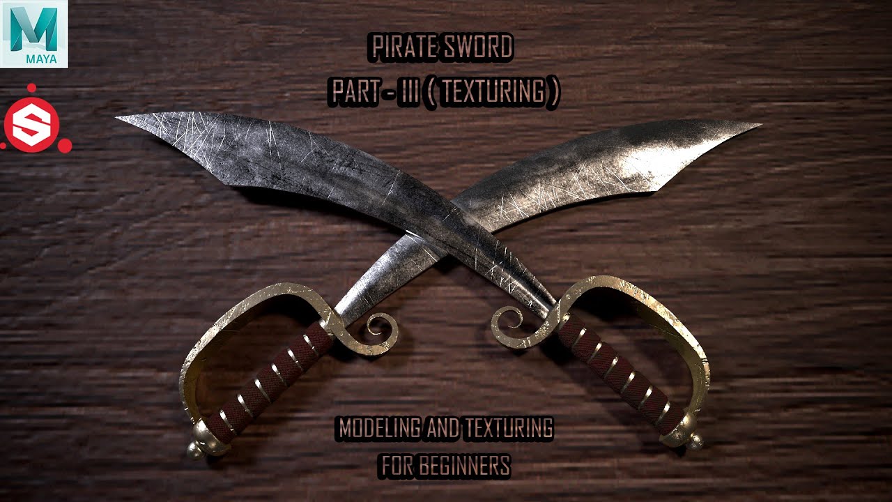 How To Texture Pirate Sword In Substance Painter | (Part - 3)