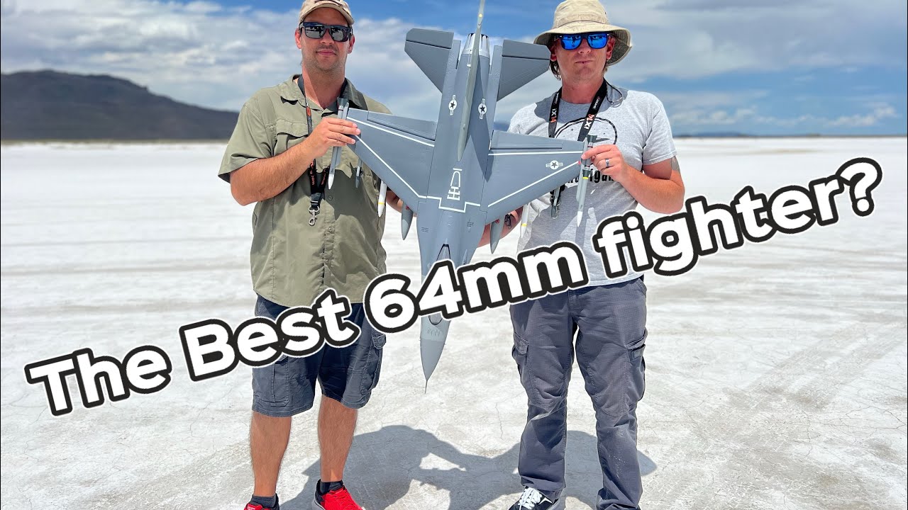 FMS 64mm F-16 Unboxing, Setup, And Flights!